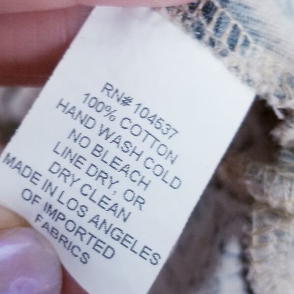 BURNING TORCH Anthropologie Fit & Flare V-neck Cotton Boho Dress - Size Small - Picture 9 of 10